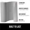 GORILLA GRIP DripGuard Shelf Liner, Non Adhesive Drawer and Kitchen Cabinet Protector, Slip Resistant BPA Free Smooth Surface Plastic Liners for Cabinets, Bathrooms, Closets, 12×120 Inch, Gray(Light Gray)