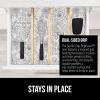 GORILLA GRIP DripGuard Shelf Liner, Non Adhesive Drawer and Kitchen Cabinet Protector, Slip Resistant BPA Free Smooth Surface Plastic Liners for Cabinets, Bathrooms, Closets, 12×120 Inch, Gray(Vintage Rose)