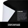 GORILLA GRIP DripGuard Shelf Liner, Non Adhesive Drawer and Kitchen Cabinet Protector, Slip Resistant BPA Free Smooth Surface Plastic Liners for Cabinets, Bathrooms, Closets, 12×120 Inch, Gray(Black)