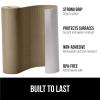 GORILLA GRIP DripGuard Shelf Liner, Non Adhesive Drawer and Kitchen Cabinet Protector, Slip Resistant BPA Free Smooth Surface Plastic Liners for Cabinets, Bathrooms, Closets, 12×120 Inch, Gray(Beige)