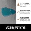 GORILLA GRIP DripGuard Shelf Liner, Non Adhesive Drawer and Kitchen Cabinet Protector, Slip Resistant BPA Free Smooth Surface Plastic Liners for Cabinets, Bathrooms, Closets, 12×120 Inch, Gray(Gray)