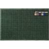 GORILLA GRIP Front Door Mat, Indoor Outdoor Ultra Absorbent HydroAbsorb Doormat, Absorbs Up to 1.7 Cups of Water, Stain and Fade Resistant, Rubber Backing Doormats, Captures Dirt, 29×17 Gray(Green)