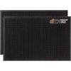 GORILLA GRIP Front Door Mat, Indoor Outdoor Ultra Absorbent HydroAbsorb Doormat, Absorbs Up to 1.7 Cups of Water, Stain and Fade Resistant, Rubber Backing Doormats, Captures Dirt, 29×17 Gray(Black)