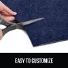 GORILLA GRIP LeakGuard Non-Adhesive Under Sink Mat for Kitchen Cabinet, Waterproof Quick Dry Shelf Liner, Durable Absorbent Felt Mats for Bathroom Sinks, Cabinets, Dresser, Easy to Trim 24×30 Charcoal(Navy)