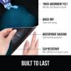 GORILLA GRIP LeakGuard Non-Adhesive Under Sink Mat for Kitchen Cabinet, Waterproof Quick Dry Shelf Liner, Durable Absorbent Felt Mats for Bathroom Sinks, Cabinets, Dresser, Easy to Trim 24×30 Charcoal(Black)