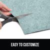 GORILLA GRIP LeakGuard Non-Adhesive Under Sink Mat for Kitchen Cabinet, Waterproof Quick Dry Shelf Liner, Durable Absorbent Felt Mats for Bathroom Sinks, Cabinets, Dresser, Easy to Trim 24×30 Charcoal(Spa Blue)