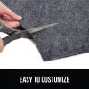 GORILLA GRIP LeakGuard Non-Adhesive Under Sink Mat for Kitchen Cabinet, Waterproof Quick Dry Shelf Liner, Durable Absorbent Felt Mats for Bathroom Sinks, Cabinets, Dresser, Easy to Trim 24×30 Charcoal(Charcoal)