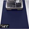 GORILLA GRIP Silicone Coffee Mat, Espresso Machine Bar Accessories, Keep Kitchen Counters Clean, Stays in Place, Waterproof and Heat Resistant Dish Drying Mats, Home Decor Essentials, 11.5×18.6, Black(Navy)