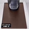 GORILLA GRIP Silicone Coffee Mat, Espresso Machine Bar Accessories, Keep Kitchen Counters Clean, Stays in Place, Waterproof and Heat Resistant Dish Drying Mats, Home Decor Essentials, 11.5×18.6, Black(Brown)