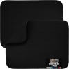 GORILLA GRIP Ultra Water Absorbent Microfiber Dish Drying Mat, 18×24, Quick Dry Thick Mesh, Slip Resistant Pad for Sink Dishes or Under Rack, Kitchen Counter Accessories, Machine Wash Mats, Gray(Black)