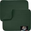 GORILLA GRIP Ultra Water Absorbent Microfiber Dish Drying Mat, 18×24, Quick Dry Thick Mesh, Slip Resistant Pad for Sink Dishes or Under Rack, Kitchen Counter Accessories, Machine Wash Mats, Gray(Hunter Green)
