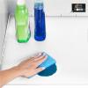 GORILLA GRIP Waterproof Silicone Under Sink Mat with Raised Lip for Kitchen and Bathroom, 34 x 22 in, Cabinet Shelf Liner Stay in Place Mats Dishwasher Safe Drawer Liner, Organizer Tray, Black(White)