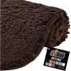 GORILLA GRIP Bathroom Rugs, Ultra Soft Absorbent Mat, Thick Plush Bath Rug, Machine Washable, Microfiber Quick Dry, Mats for Shower, Bathtub and Floor, Home Decor Accessories, 24×17, Gray(Brown)