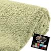 GORILLA GRIP Bathroom Rugs, Ultra Soft Absorbent Mat, Thick Plush Bath Rug, Machine Washable, Microfiber Quick Dry, Mats for Shower, Bathtub and Floor, Home Decor Accessories, 24×17, Gray(Sage)