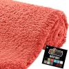 GORILLA GRIP Bathroom Rugs, Ultra Soft Absorbent Mat, Thick Plush Bath Rug, Machine Washable, Microfiber Quick Dry, Mats for Shower, Bathtub and Floor, Home Decor Accessories, 24×17, Gray(Coral)