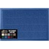 GORILLA GRIP Dirt Grabber Mesh Doormat, Low-Profile, Stain and Fade Resistant Heavy Duty Quick Dry Striped Doormats, Mats for Indoor or Outdoor Entry, Shoe Scraper, Garage Entrance Mat 47×35 Dark Gray(Blue)