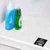 GORILLA GRIP LeakGuard Non-Adhesive Under Sink Mat for Kitchen Cabinet, Waterproof Quick Dry Shelf Liner, Durable Absorbent Felt Mats for Bathroom Sinks, Cabinets, Dresser, Easy to Trim 24×30 Charcoal(White)
