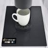 GORILLA GRIP Silicone Coffee Mat, Espresso Machine Bar Accessories, Keep Kitchen Counters Clean, Stays in Place, Waterproof and Heat Resistant Dish Drying Mats, Home Decor Essentials, 11.5×18.6, Black(Black)