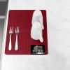 GORILLA GRIP Ultra Water Absorbent Microfiber Dish Drying Mat, 18×24, Quick Dry Thick Mesh, Slip Resistant Pad for Sink Dishes or Under Rack, Kitchen Counter Accessories, Machine Wash Mats, Gray(Red)