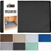 GORILLA GRIP Waterproof Silicone Under Sink Mat with Raised Lip for Kitchen and Bathroom, 34 x 22 in, Cabinet Shelf Liner Stay in Place Mats Dishwasher Safe Drawer Liner, Organizer Tray, Black(Black)