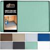 GORILLA GRIP Waterproof Silicone Under Sink Mat with Raised Lip for Kitchen and Bathroom, 34 x 22 in, Cabinet Shelf Liner Stay in Place Mats Dishwasher Safe Drawer Liner, Organizer Tray, Black(Mint)