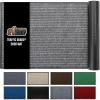 GORILLA GRIP Waterproof Traffic Guard Door Mat, 72×48, Heavy Duty Entryway Mats, Strong Rubber Back Commercial Utility Rugs for Office Hallway, Garage Floor and Home, Low Profile Carpet, Charcoal Gray(Grey)