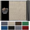 GORILLA GRIP Waterproof Traffic Guard Door Mat, 72×48, Heavy Duty Entryway Mats, Strong Rubber Back Commercial Utility Rugs for Office Hallway, Garage Floor and Home, Low Profile Carpet, Charcoal Gray(Beige)