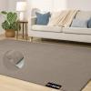 GORILLA GRIP Slip Resistant Soft Washable Stain Resistant Area Rug, Plush Thick Carpet for Nursery, Bedroom, Living Room, Non-Shedding Floor Rugs, Kid and Pet Friendly, Baby Home Decor, 4×6, Gray(Taupe)
