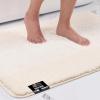 GORILLA GRIP Soft Plush Bathroom Rugs with Textured Rubber Backing, Absorbent Quick Dry Bath Mat, Machine Washable Shower Mats, Home Décor Accessories, Bathmat Rug Floor Essentials, 30 x 18 Grey(Ivory Ombre)