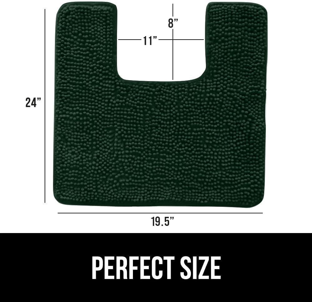 imageGORILLA GRIP Bath Rug Mat 36x24 Thick Absorbent Chenille Quick Dry Microfiber Mats Rubber Backing Washable Shower Floor Rugs Bathmat Runner US Designed Bathroom Home Decor Accessories Gray BeigeHunter
