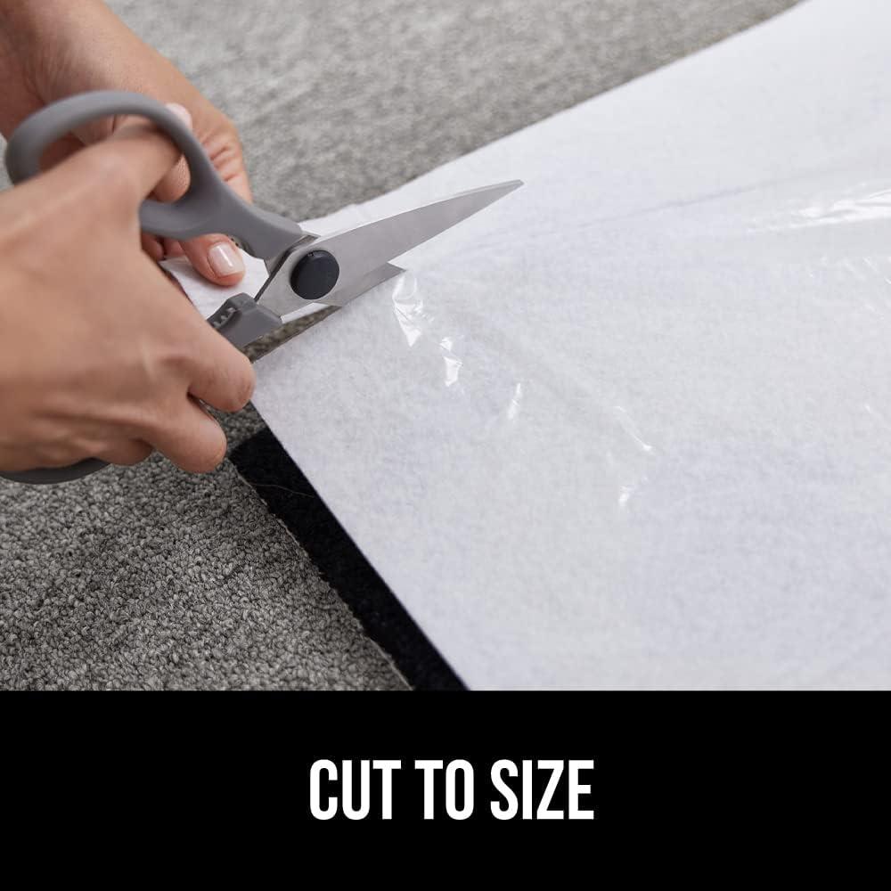 imageGORILLA GRIP Rug Pad for Carpet Floor Double Sided Mat 2x4 FT Gripper for Over Carpets Keep Area Rugs in Place on Carpeted Floors No Residue Adhesive Pads Reduce Shifting or Bunching Under Mats2 x 4 Rectangular