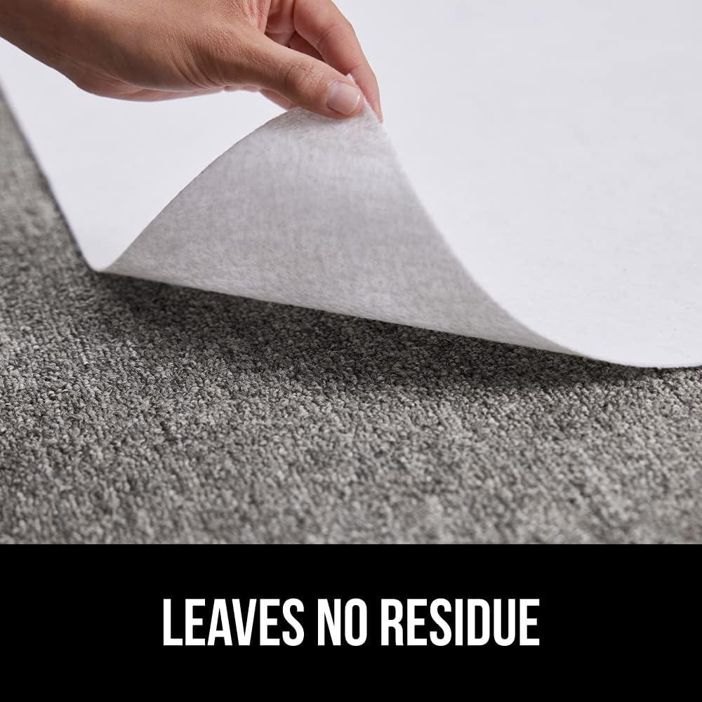 imageGORILLA GRIP Rug Pad for Carpet Floor Double Sided Mat 2x4 FT Gripper for Over Carpets Keep Area Rugs in Place on Carpeted Floors No Residue Adhesive Pads Reduce Shifting or Bunching Under Mats2 x 4 Rectangular