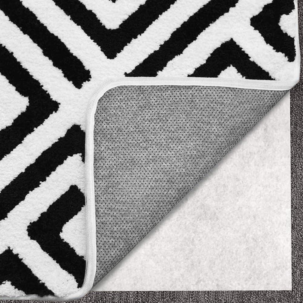 imageGORILLA GRIP Rug Pad for Carpet Floor Double Sided Mat 2x4 FT Gripper for Over Carpets Keep Area Rugs in Place on Carpeted Floors No Residue Adhesive Pads Reduce Shifting or Bunching Under Mats2 x 4 Rectangular