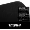 GORILLA GRIP Bath Pillow for Tub, Headrest for Neck and Back Support, Luxury Bathtub Pillows, Hot Tub Cushions, Bathroom Accessories for Women, Relaxing Spa Gifts for Mom Wife Girlfriend 2 Panel White(Black)