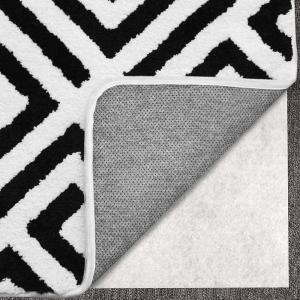 GORILLA GRIP Rug Pad for Carpet Floor, Double Sided Mat 2×4 FT Gripper for Over Carpets, Keep Area Rugs in Place on Carpeted Floors, No Residue Adhesive Pads, Reduce Shifting or Bunching Under Mats(2′ x 4′ (Rectangular))