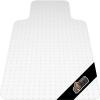 GORILLA GRIP Slip Resistant Office Chair Mat for Carpet Floors, Smooth Glide Under Desk Carpeted Floor Protector, Heavy Duty Plastic Computer Mats for Rolling Work and Gaming Chairs 29×47, Clear(Carpet Mat With Lip)