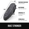 GORILLA GUARD Shoe Covers Disposable, Pack of 50 (25 Pairs) Waterproof Ankle Booties, Puncture Resistant Accessories for Work, Safety Boot Cover for Indoors and Outdoors, Secure Universal Fit, Black(50)