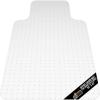 GORILLA GRIP Slip Resistant Office Chair Mat for Carpet Floors, Smooth Glide Under Desk Carpeted Floor Protector, Heavy Duty Plastic Computer Mats for Rolling Work and Gaming Chairs 29×47, Clear(Carpet Mat With Lip)