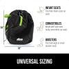 GORILLA GRIP Car Seat Travel Bag for Airplane Gate Check, Easy Carry Backpack Bags Cover Carseats, Infant Baby Carriers and Toddler Booster Seats for Airport, Child Air Travels Essential, Fluorescent(Fluorescent)