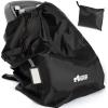 GORILLA GRIP Car Seat Travel Bag for Airplane Gate Check, Easy Carry Backpack Bags Cover Carseats, Infant Baby Carriers and Toddler Booster Seats for Airport, Child Air Travels Essential, Fluorescent(Black)