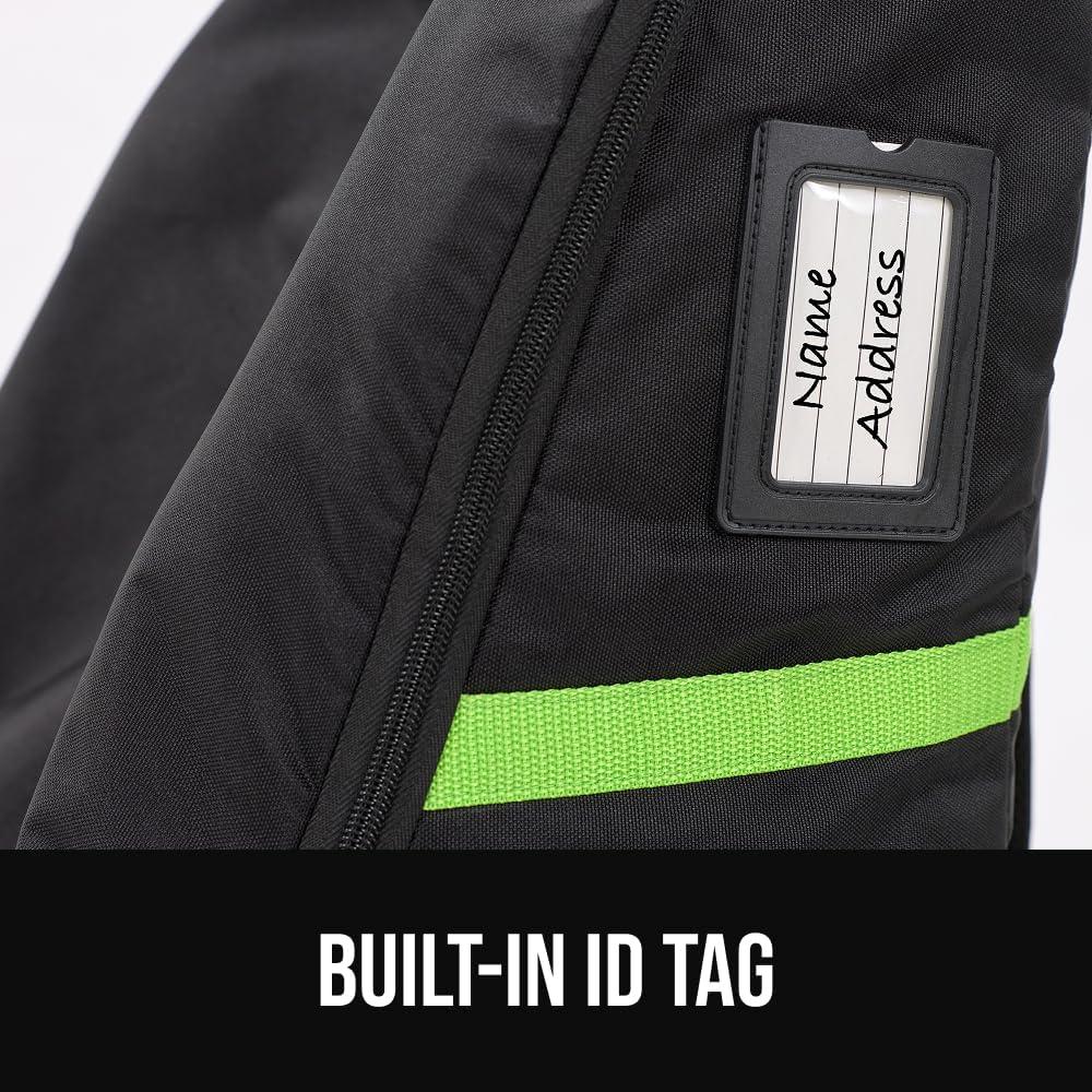 image:imageGORILLA GRIP Tear and Water Resistant Padded Car Seat Travel Bag for Airplane and Airport Universal Fit Baby Carseat Bags Handle amp Shoulder Straps Air Gate Check Toddler Stroller Carrier GreenGreen