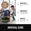 GORILLA GRIP Tear and Water Resistant Padded Car Seat Travel Bag for Airplane and Airport, Universal Fit Baby Carseat Bags, Handle & Shoulder Straps, Air Gate Check Toddler Stroller Carrier, Green(Yellow)