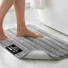 GORILLA GRIP Textured Backing Bathroom Rugs, Soft Memory Foam Absorbent Striped Bath Mats, Machine Washable & Fade Resistant, Bathmat Accessories for Floor, Home Decor Shower Essentials, Gray 24×16(Grey)