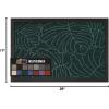 GORILLA GRIP 100% Waterproof All-Season WeatherMax Doormat US Designed Natural Rubber, Stain and Fade Resistant, Low Profile Indoor Outdoor Door Mats, Easy Clean Patio Mat, 17×29, Latte Quatrefoil(Green Palm)
