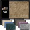 GORILLA GRIP 100% Waterproof All-Season WeatherMax Doormat US Designed Natural Rubber, Stain and Fade Resistant, Low Profile Indoor Outdoor Door Mats, Easy Clean Patio Mat, 17×29, Latte Quatrefoil(Beige Diamond)