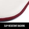 GORILLA GRIP Slip Resistant Chair Cushions, No Ties Required, Memory Foam Pads for Dining Room, Kitchen Table, Office, Rocking Chairs, Plush Seat Cover Cushion Pad, Home Decor, Set of 2 16×16, Lt Gray(Wine)