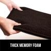 GORILLA GRIP Slip Resistant Chair Cushions, No Ties Required, Memory Foam Pads for Dining Room, Kitchen Table, Office, Rocking Chairs, Plush Seat Cover Cushion Pad, Home Decor, Set of 2 16×16, Lt Gray(Brown)