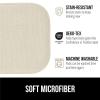 GORILLA GRIP Slip Resistant Chair Cushions, No Ties Required, Memory Foam Pads for Dining Room, Kitchen Table, Office, Rocking Chairs, Plush Seat Cover Cushion Pad, Home Decor, Set of 2 16×16, Lt Gray(Cream)