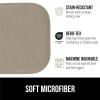 GORILLA GRIP Slip Resistant Chair Cushions, No Ties Required, Memory Foam Pads for Dining Room, Kitchen Table, Office, Rocking Chairs, Plush Seat Cover Cushion Pad, Home Decor, Set of 2 16×16, Lt Gray(Beige)