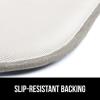 GORILLA GRIP Slip Resistant Chair Cushions, No Ties Required, Memory Foam Pads for Dining Room, Kitchen Table, Office, Rocking Chairs, Plush Seat Cover Cushion Pad, Home Decor, Set of 2 16×16, Lt Gray(Light Gray)